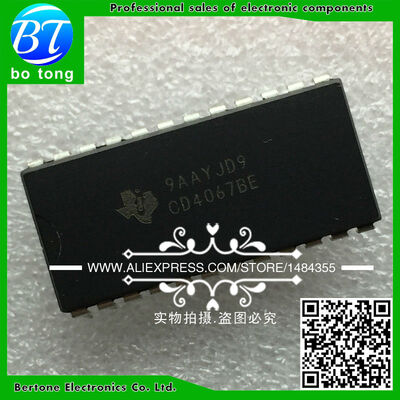 

2PCS Free shipping CD4067 CD4067BE DIP-24 4067 4067BE