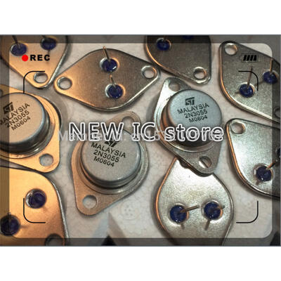 

Free Shipping 50pcs 2N3055 15A 60V NPN AF Amp Audio Power Transistor