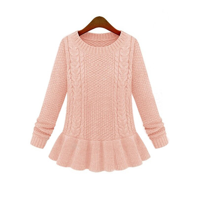 

Women Slim Twist Pullover Bottoming shirt Knitwear Sweater Winter Top Jumper