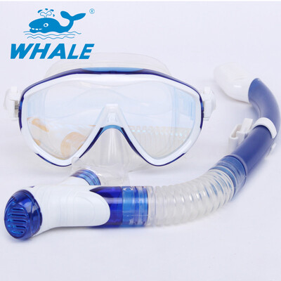 

Whale Brand Scuba Diving Mask Snorkel Goggles Set Silicone Swimming Pool Equipment