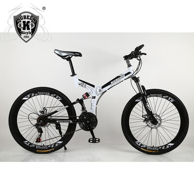 

KUBEEN mountain bike 26-inch steel 21-speed dual disc brakes variable speed bicycle