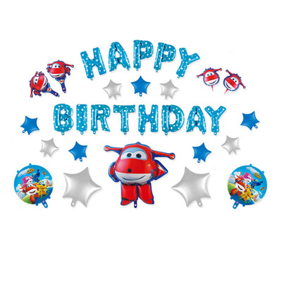 

Star Heart Party Super Flying Man Birthday Party Balloon Set Le Di Childrens Birthday Full Moon 100 Day Banquet Years Party Balloon Decoration Decoration Baby Full Moon Decoration