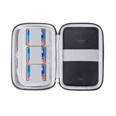 

BUBM mobile hard disk protection kit Seagate Toshiba Western Digital 25-inch shockproof hard disk case shockproof bag black small ERD