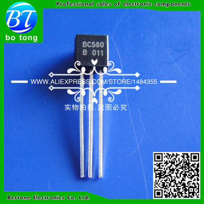 

Free shipping 50pcs/lot BC560B BC560 TO-92 Transistor