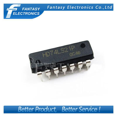 

10PCS HD74LS21P DIP14 HD74LS21 DIP SN74LS21N 74LS21 new&original IC free shipping