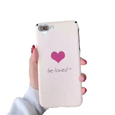 

Simple apple 7plus shell lanyard Iphone7plus soft shell silicone sleeve love tide licensing womens money for iPhone 7 case