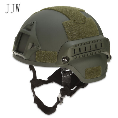 

JJW Tactical Helmet Airsoft Gear Paintball Head Protector with Night Vision Sport Camera Mount