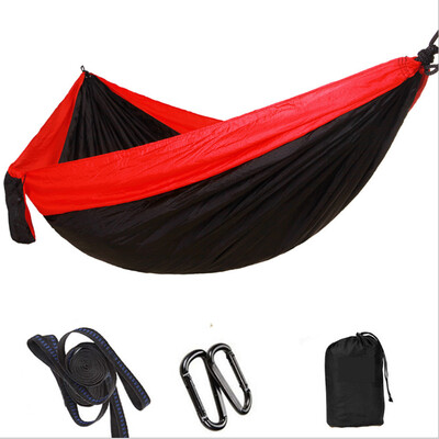 

Parachute cloth outdoor double hammock