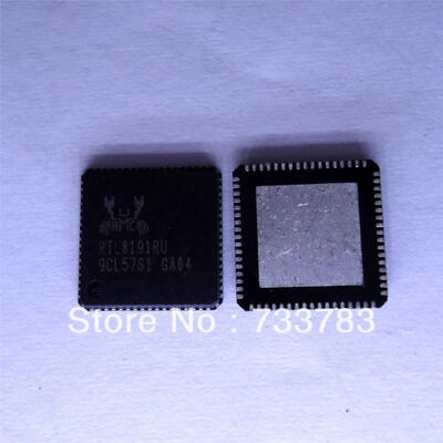 

5pcslot REALTEK RTL8191RU RTL8191 8191 Single-Chip IEEE 80211bgn 1T2R WLAN Controller with PCI Express Interface