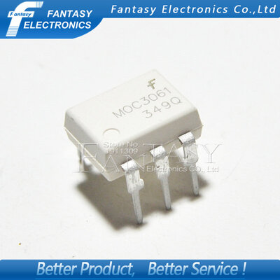 

50PCS MOC3061 DIP6 DIP new&original IC free shipping