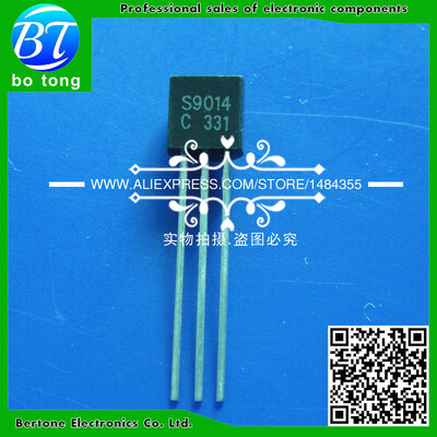 

Free shipping 50PCS S9014 S9014C TO-92 0.15A 50V NPN