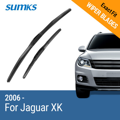 

SUMKS Wiper Blades for Jaguar XK 21"&21" Fit Hook Arms 2006 2007 2008 2009 2010 2011 2012 2013 2014 2015 2016 2017