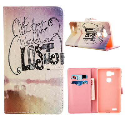 

MOONCASE Case for Huawei Ascend Mate 7 Flip PU Leather Fold Wallet Card Slot Kickstand Back Case Cover [Pattern series] /a03