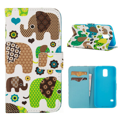 

MOONCASE ЧЕХОЛ ДЛЯ Samsung Galaxy S5 Flip PU Leather Fold Wallet Card Slot Kickstand Back [Pattern series] /a21