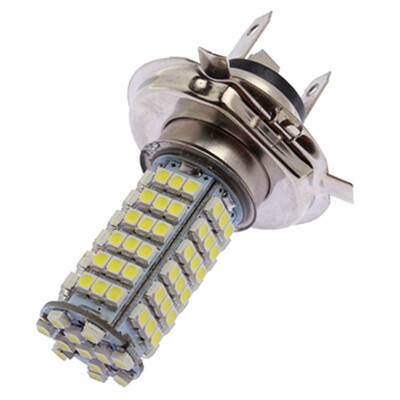 

Авто автомобиль H4 3528 лампы фар 102 SMD светодиодные Противотуманные фары ксенон чисто Белый 12V