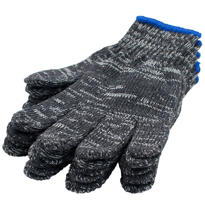 

Paola Labor Insurance Gloves 3 Pairs Thickened Wear-resistant Anti-slip Work Work Gloves Gray Cotton Gloves Protective Gloves 5595
