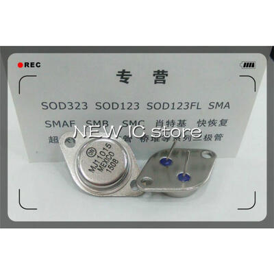 

Free shipping 20pcslot MJ11015 MJ11015G PNP 30A 120V TO-3 Triode Transistor TO-3-3 Power transistor