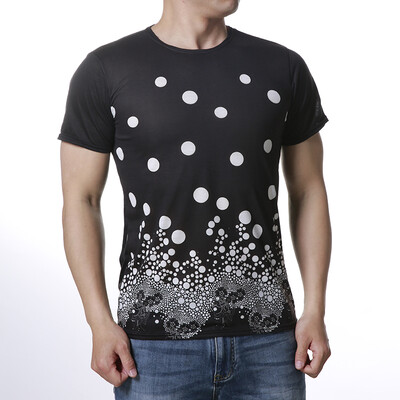

Mens Personality Pullover Short Sleeves Printed T-shirts
