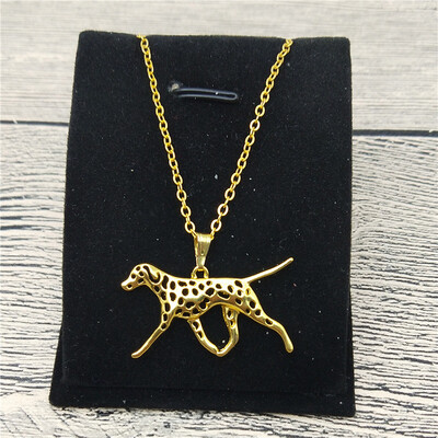 

New Dalmatian Necklace Trendy Style Dalmatian Pendant Necklace Women Fashion Pet Jewellery Animal Dog Jewellery