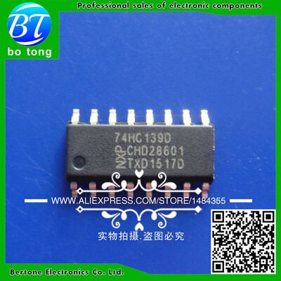 

10PCS free shipping 74HC139D 74HC139 SN74HC139DR SOP-16