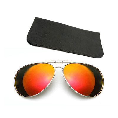 

Универсальные квадратные поляризованные клипы для очков Прохладные солнцезащитные очки Clip-on Flip-up