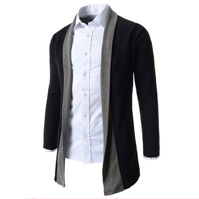 

Zogaa New Mens Cardigan Color Matching Casual