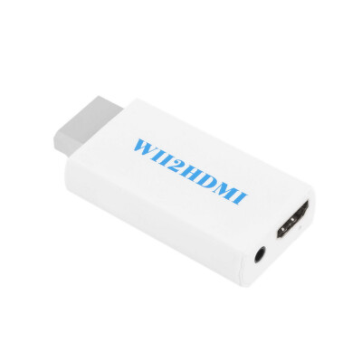 

NEW Wii to HDMI 480p Converter Adapter Wii2hdmi 3.5mm Audio Box Wii-link