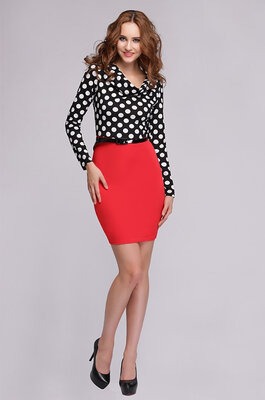 

Women's Belted Draped Neck Color block stitching long sleeve Dress Work Party Bodycon Dress