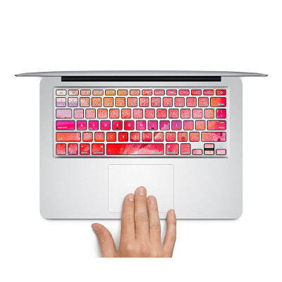 

GEEKID@Macbook Pro retina 15 Red keyboard decal sticker individual keys protector Macbook Air keyboard decor key7s sticker