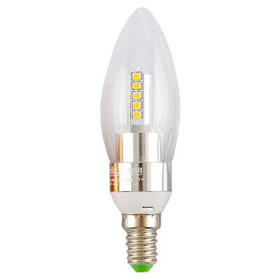 

[Jingdong Supermarket] NVC lighting (NVC) light bulb led light 3WE14 spiral small mouth bubble silver base 2700K yellow