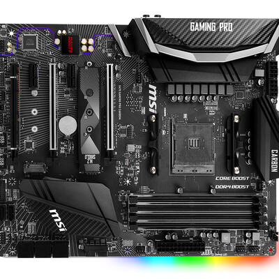 

MSI X470 GAMING PRO CARBON Darkboard Motherboard AMD X470Socket AM4