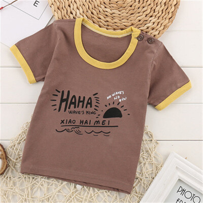 

2018 Cotton Kids T-Shirt Children Summer Short Sleeve T-Shirts For Boys Girls Clothes Baby Boy T Shirt Toddler Tops