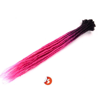 

Ombre Crochet Braids Hair 24 inch Kanekalon Dreadlocks 24 Colors Available synthetic Hair Extensions