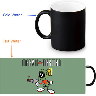

Marvin The Martian Morphing Mug Color Change Tea Cup Magic Milk Coffee Mug