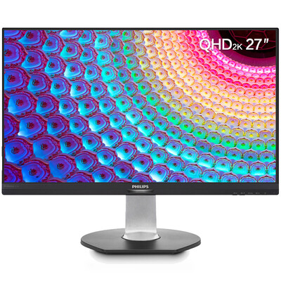 

Philips (PHILIPS) 27-дюймовый 2K / QHD AH-IPS узкий бордюр 99% sRGB вращающийся подъемный компьютер для ПК ЖК-монитор 272B7QPJEB