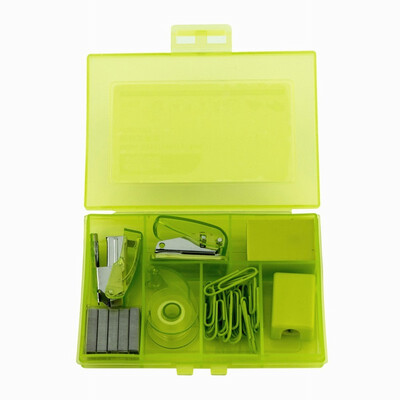 

Office Depot (officedepot) Мини канцтовары / люкс (степлер / отверстие перфоратор / Лента Диспенсер / точилка / резина / скрепки / скоба) желто-зеленый DSS129-Y