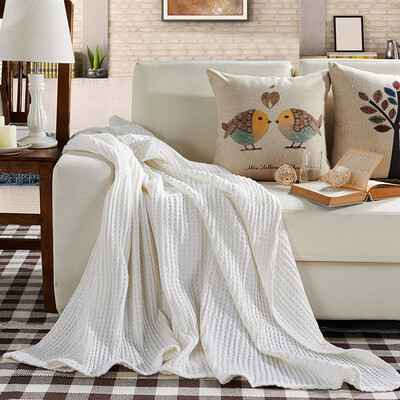 

Yisida YISIDA waffle knitted towel office office lunch air conditioning was on white 150 180cm