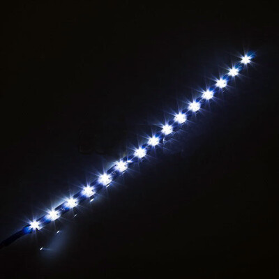 

15 LED 30cm Car Motor Vehicle Flexible Waterproof Strip Light 5 color