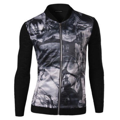 

Zogaa New Men's Jacket Casual Printing