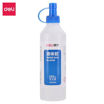 

Deli deli 250ml washable crystal mud special liquid glue transparent 6356