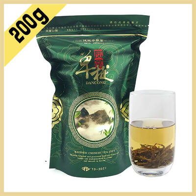 

Chaozhou Phoenix Baiye Dancong Tea Feng Huang Dan Cong Chinese Oolong Tea Organic Food Light Fragrance 200g Bag Packaging best ool