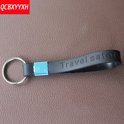 

Силиконовые плетеные тканые веревки Двойные кольца Fit DIY сумка Подвеска Ключевые цепочки Держатель автомобилей Keyrings Мужчины Женщины Брелки