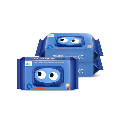

Five small trucks Five trucks baby wipes paper hand care newborn young children baby clean home wet wipes with lid 80 X3 pack