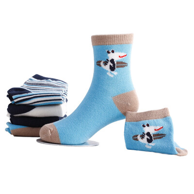 

[Jingdong supermarket] Antarctic (Nanjiren) children socks spring and summer cotton in the tube breathable sweat girl mixed with 5 pairs of equipment L