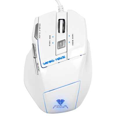 

Tarantula AULA kill soul ice crystal version 7D professional mouse white