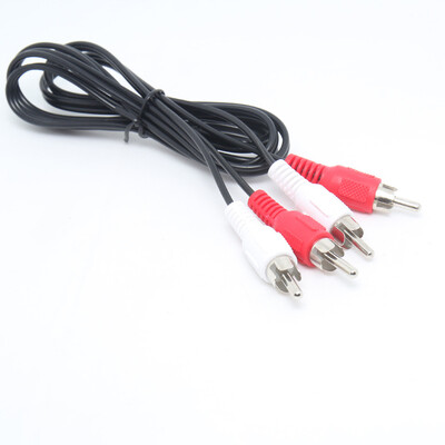 

Huayuan 1.2M Pure Copper Audio Cable 2 RCA to 2 RCA AV Cable