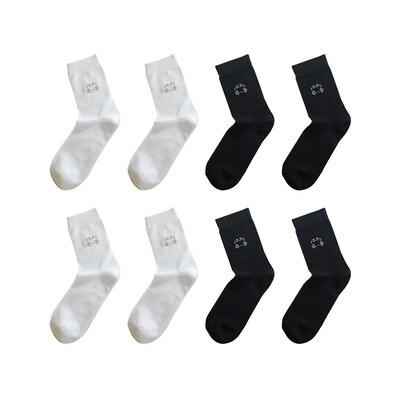 

Crab Secret Socks Male 4 Pairs Business Mens Socks Socks Black White Gray Blue
