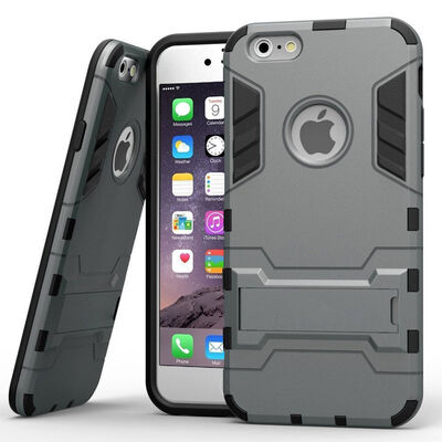 

новые shockproof rugged смешанной резины в твердой обложке дело для iPhone 6 6s плюс