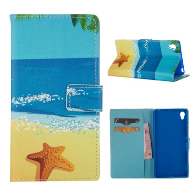 

MOONCASE ЧЕХОЛ ДЛЯ Sony Xperia Z4 Flip PU Leather Fold Wallet Card Slot Kickstand Back [Pattern series] /a18