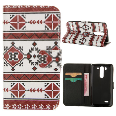 

MOONCASE ЧЕХОЛ ДЛЯ LG G3 Mini Flip Leather Wallet Card Slot Foldable Stand Feature [Pattern series] /a19